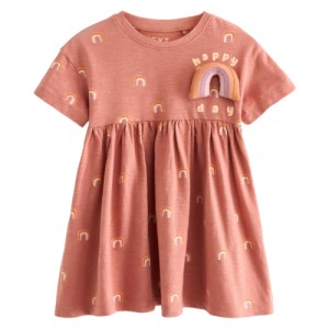 NEXT Short Sleeve Cotton Jersey Dress (3mths-7yrs)