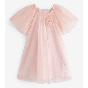 NEXT Pale Pink Sparkle Tulle Party Dress (3mths-10yrs)