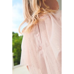 NEXT Pale Pink Sparkle Tulle Party Dress (3mths-10yrs)