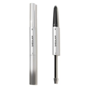 SHEGLAM Fill Me In 2-In-1 Eyebrow Pencil & Cream-Auburn, Sweat-proof Dual-Ended Eyebrow Pen, Smudge-Proof Non-Greasy Natural Eyebrow Cream Gel