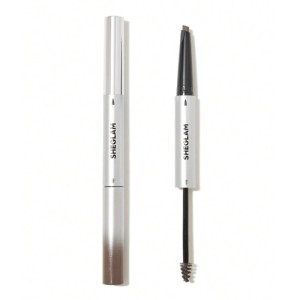 SHEGLAM Fill Me In 2-In-1 Eyebrow Pencil & Cream-Auburn, Sweat-proof Dual-Ended Eyebrow Pen, Smudge-Proof Non-Greasy Natural Eyebrow Cream Gel