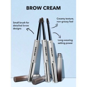 SHEGLAM Fill Me In 2-In-1 Eyebrow Pencil & Cream-Auburn, Sweat-proof Dual-Ended Eyebrow Pen, Smudge-Proof Non-Greasy Natural Eyebrow Cream Gel