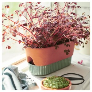 گلدان خود آبیار ایکیا DAKSJUS سایز 27 در 13 سانتی