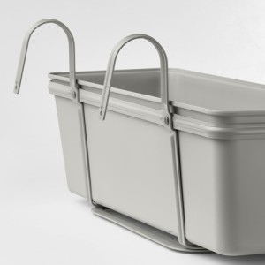 گلدان با نگهدارنده ایکیا VITLOK سایز 15 سانتی