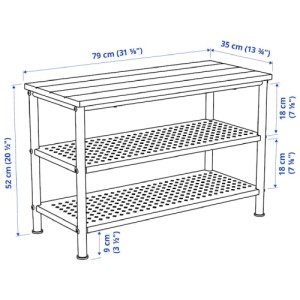 جا کفشی ایکیا PINNIG سایز 79x35x52