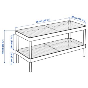 نظم دهنده کفش ایکیا MACKAPAR سایز 78x32x40