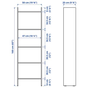 کمد ایکیا BAGGEBO سایز 50x30x80 سانتی