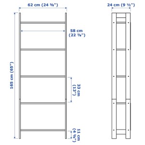 کتابخانه ایکیا BILLY سایز 80x28x202 سانتی