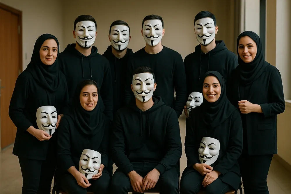 ایده استفاده از ماسک هکری در مهمانی‌ها