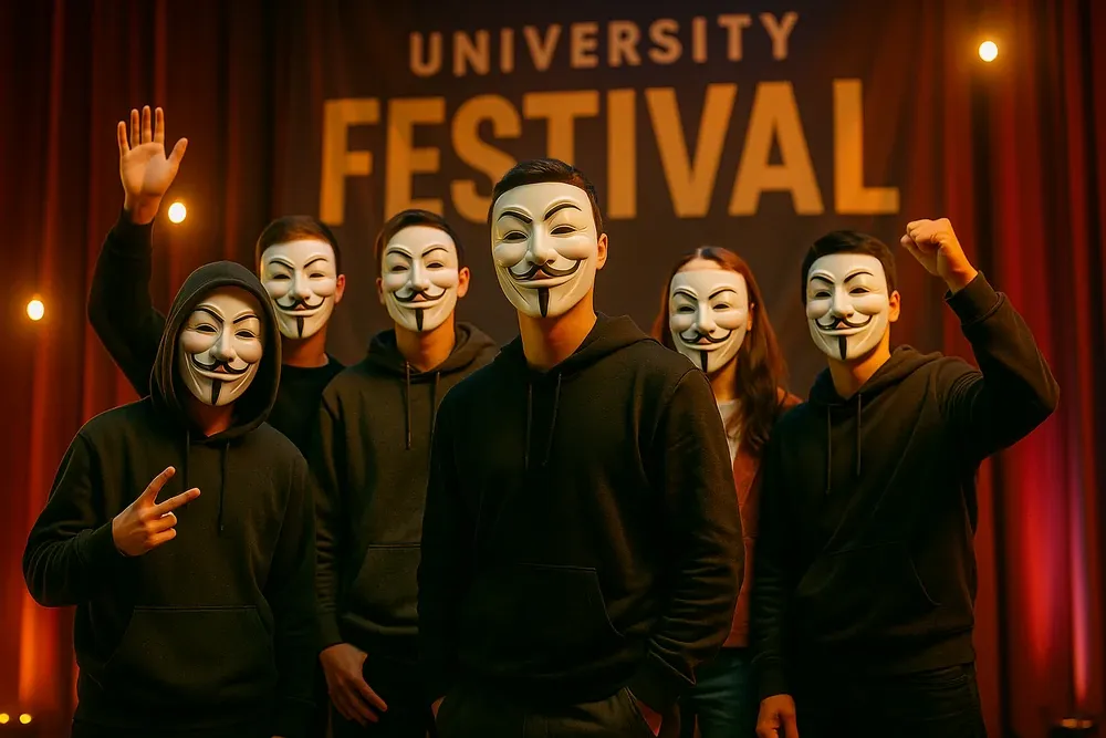 ماسک انانیموس مناسب موزیک ویدیو و اینستاگرام