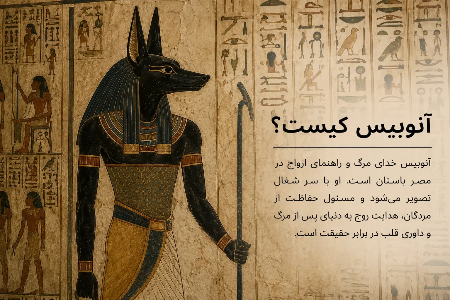 آنوبیس خدای مصر باستان