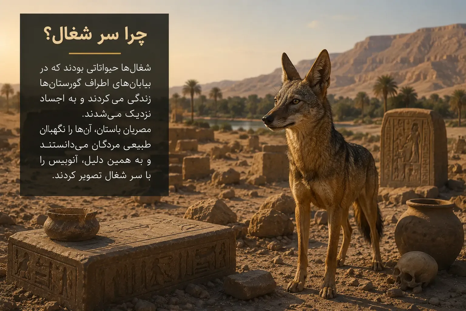 چرا سر شغال