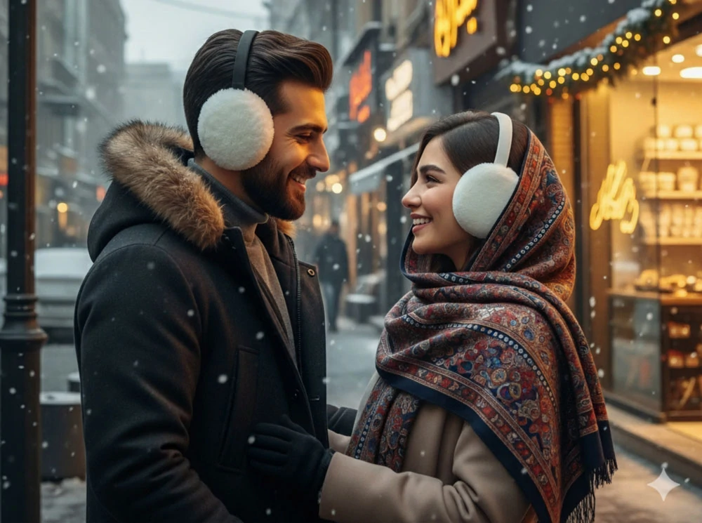 دختر و پسر ایرانی با گوش گیر
