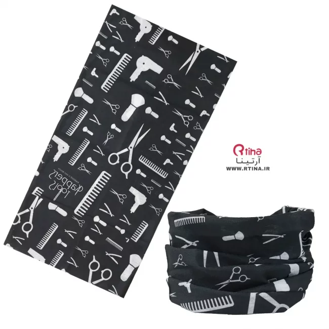 دستمال سر چند کاره ضد تعریق طرح Hair Stylist