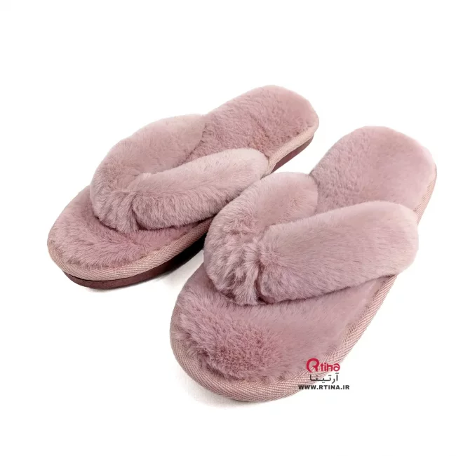 دمپایی انگشتی زنانه خز دار/ نرم و راحت