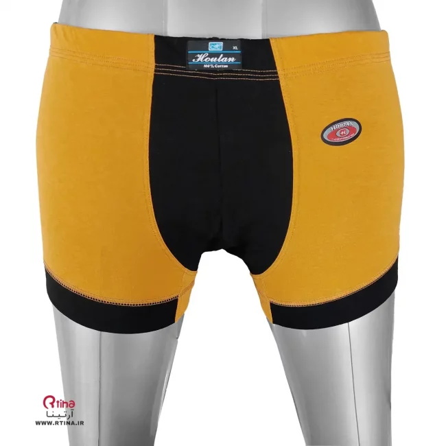 شورت نیم پای مردانه ممتاز نخ پنبه- لایکرا