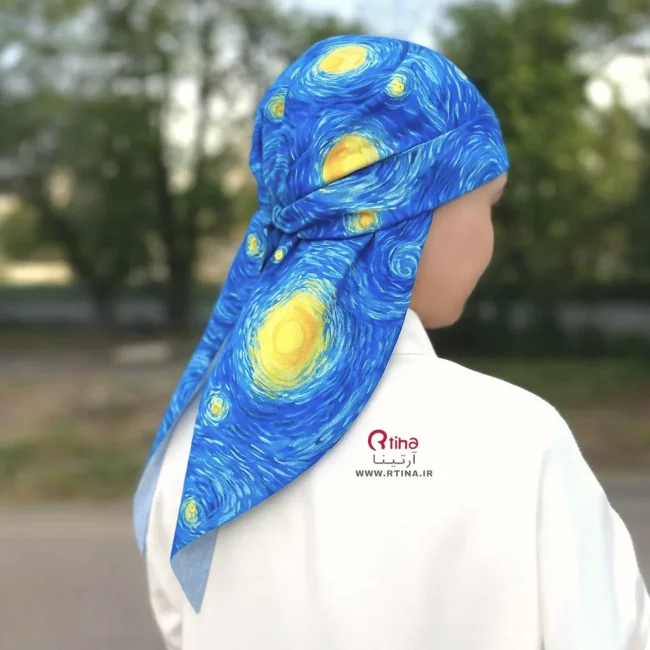 دورگ فانتزی تک‌ لایه مدل Starry Night (پارچه‌ای سبک)