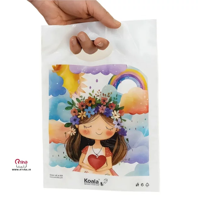 پلاستیک طرح دار فانتزی طرح cute (بسته 100 عددی)