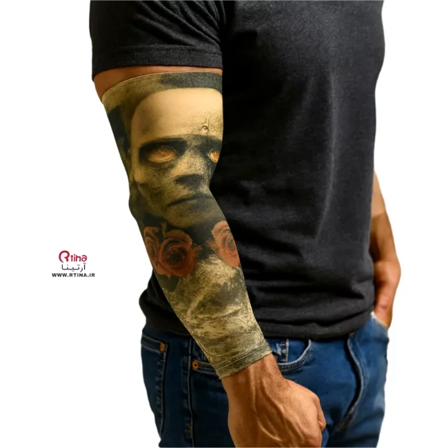 ساق دست خالکوبی مردانه طرح جدید و گنگ