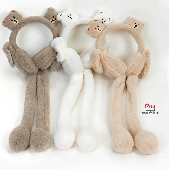 گوش گیر زمستانی دخترانه پمپی/ گوش متحرک