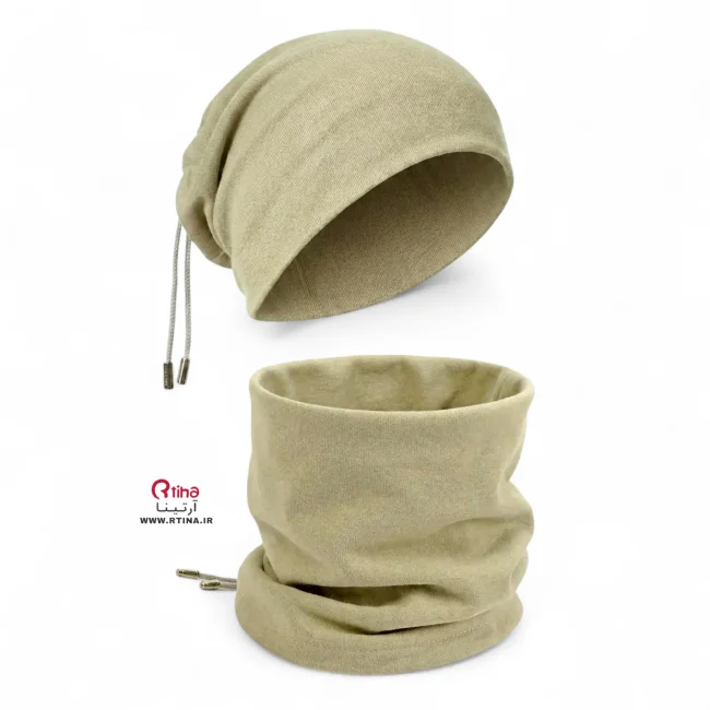 اسکارف/ کلاه گردنی چند حالته کتان SoftFit