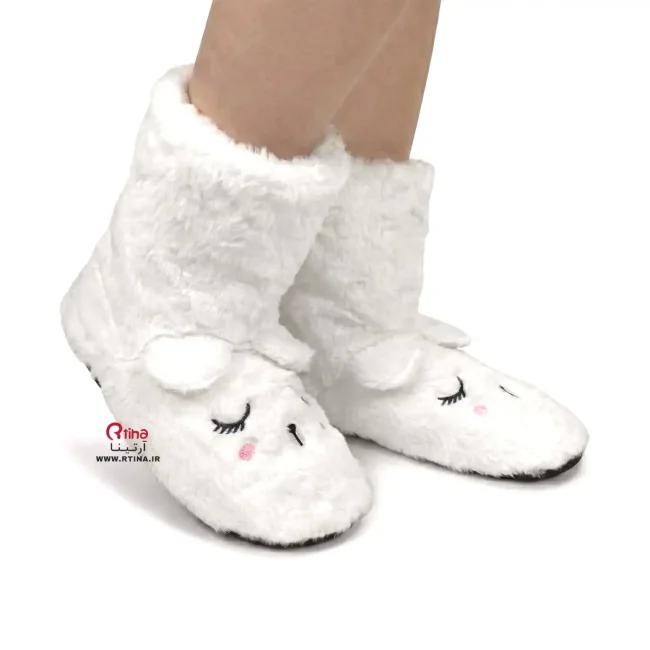 پاپوش زمستانی روفرشی زنانه طرح RABBIT