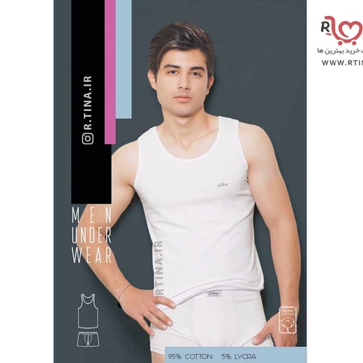 ست شورت و زیرپوش رکابی مردانه A102