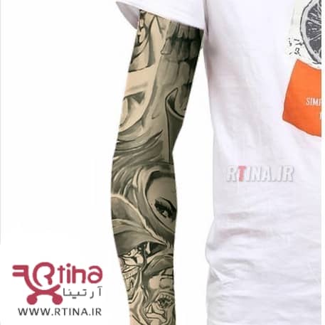 ساق دست اسپرت طرح دار خالکوبی مدل TR6