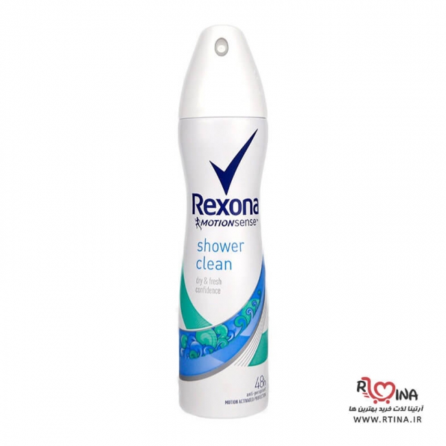 اسپری ضد تعریق رکسونا زنانه مدل shower clean