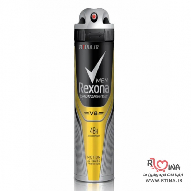 اسپری دئودورانت رکسونا مردانه مدل V8