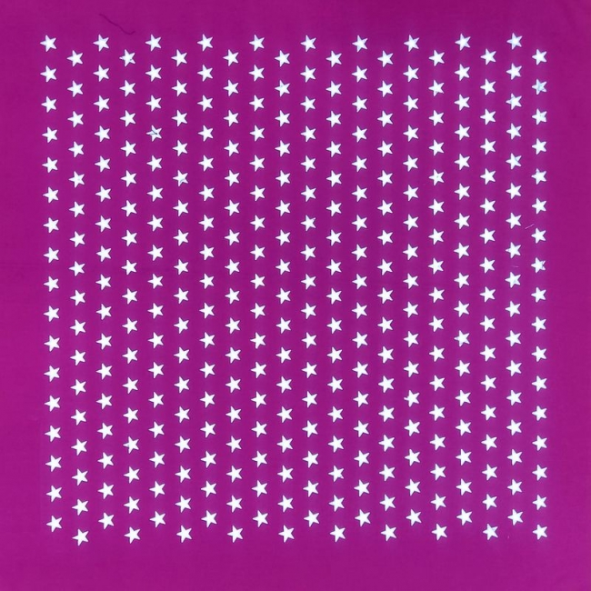 باندانا رنگی بنفش طرح ستاره ای