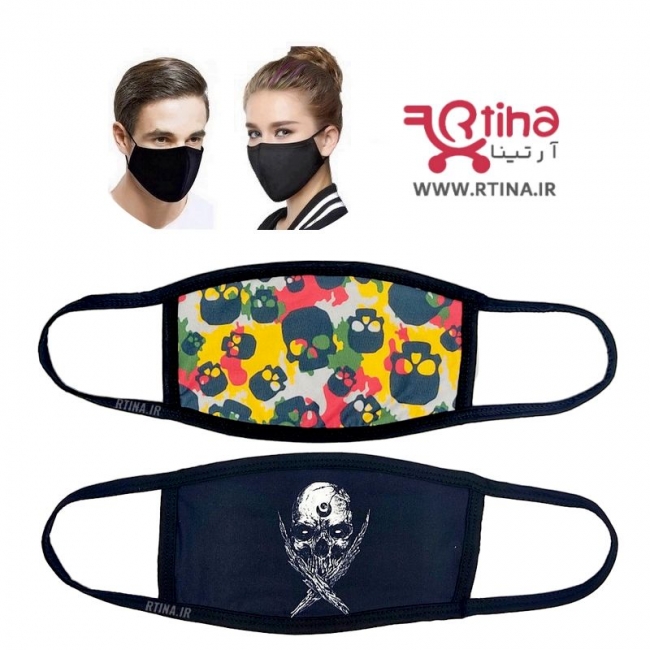 ماسک دهان اسکلت طرح جمجمه2