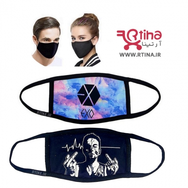 ماسک زنانه و مردانه طرح exo2