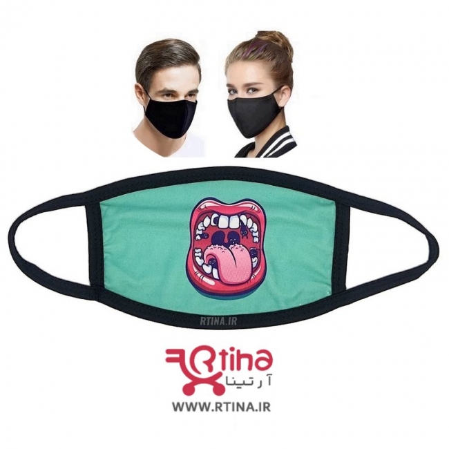 ماسک قابل شستشو طرح L88