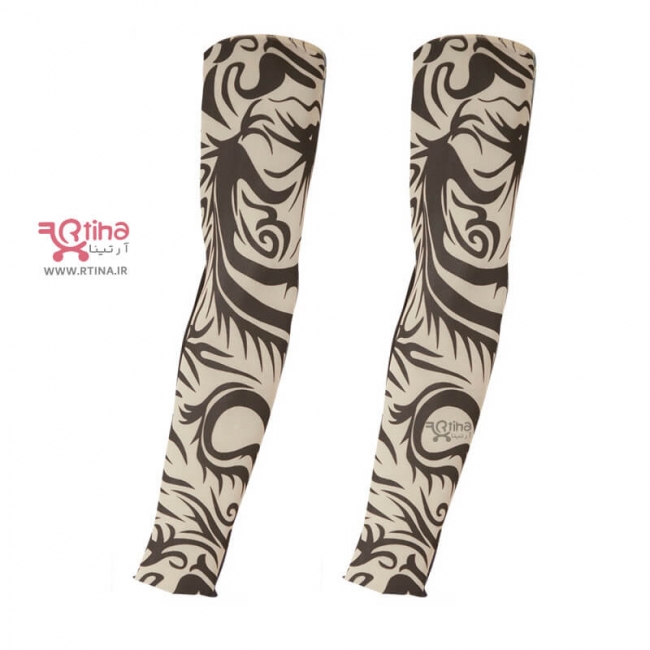 تاتو ساق دستی فانتزی طرح wave