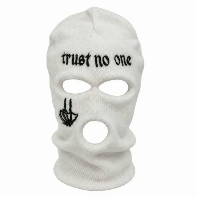 کلاه فیس طرح Trust No One/ بافت