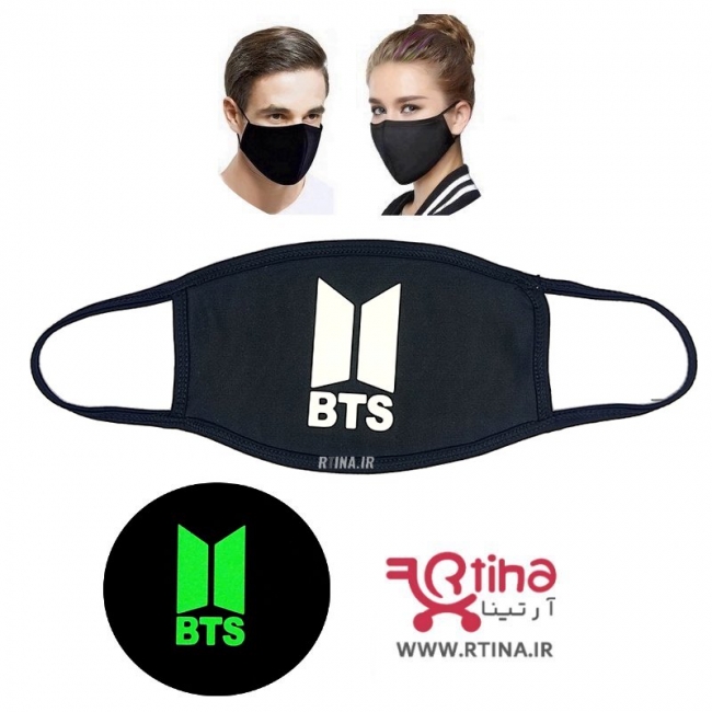 ماسک بلک لایت طرح bts