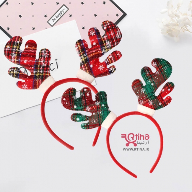 تل موی سر کریسمسی زنانه و دخترانه مدل snow