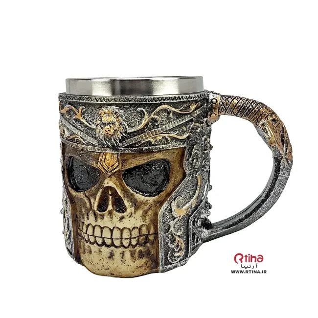ماگ اسکلتی نوشیدنی و قهوه مدل وایکینگ