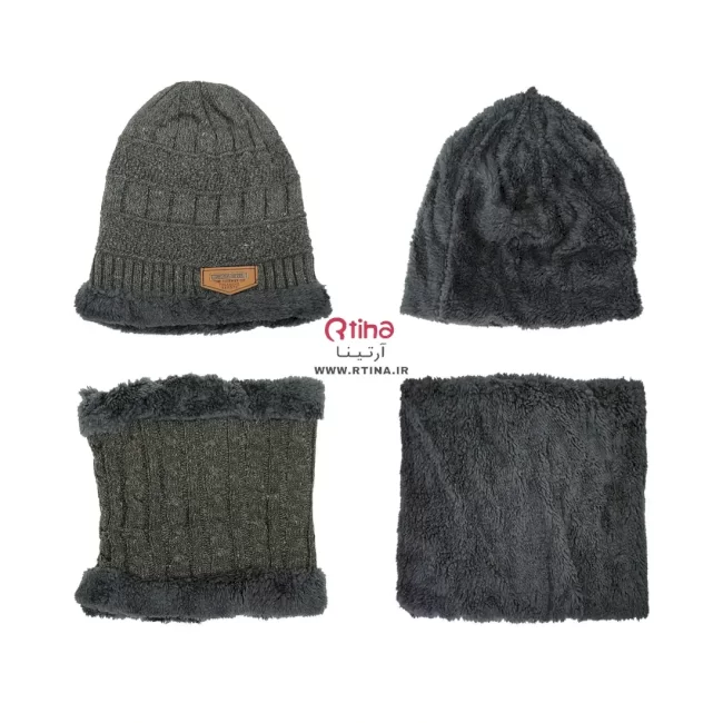 کلاه و شال گردن رینگی/اسکارفی دخترانه و پسرانه/ رنگبندی