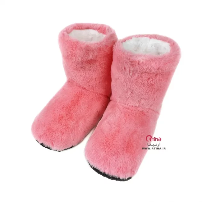 پاپوش پشمی روفرشی مینیمال مدل نیم بوت