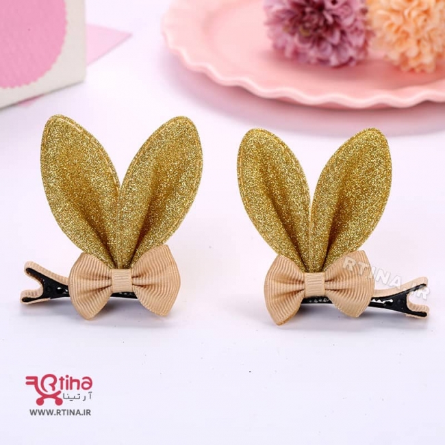 گل سر دخترانه با فوم اکلیلی مدل پاپیون-خرگوشی