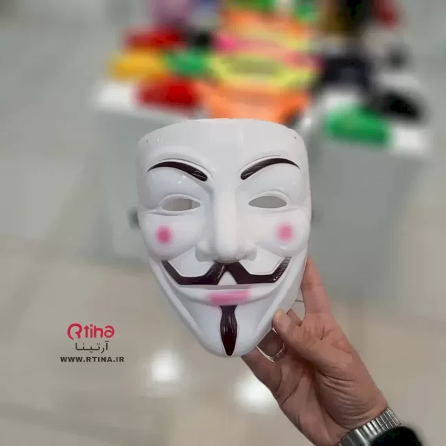 ماسک هکر معروف آنانیموس اصلی (نقاب وی فور وندتا) Hacker mask