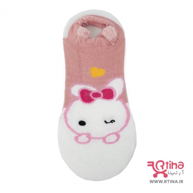 جوراب ساق کوتاه خرگوشی پاپیونی