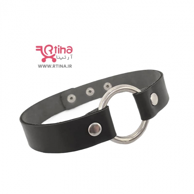 گردن بند چرمی بچه گانه مدل حلقه دار