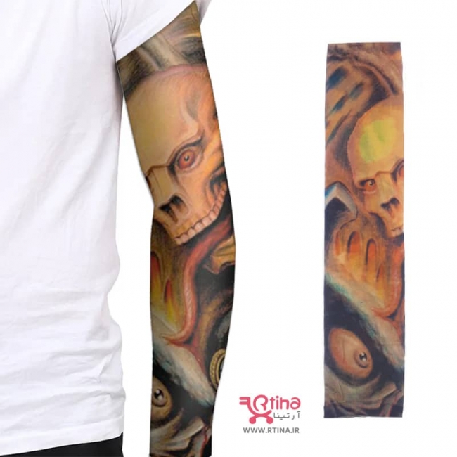 ساق دست طرح خالکوبی مدل اهریمن