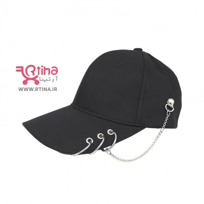کلاه نقاب دار اسپرت دخترانه مدل زنجیری/ پیرسینگی