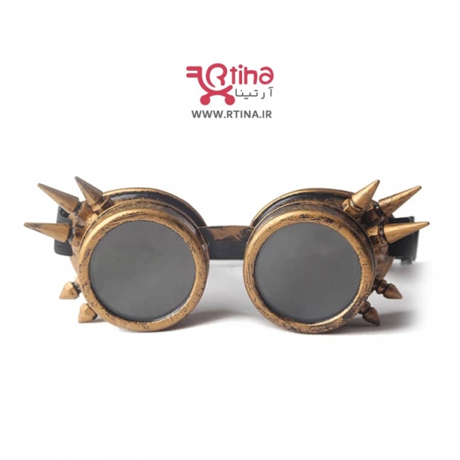 عینک گرد آفتابی /ورزشی/ فانتزی مدل اسپایک دار