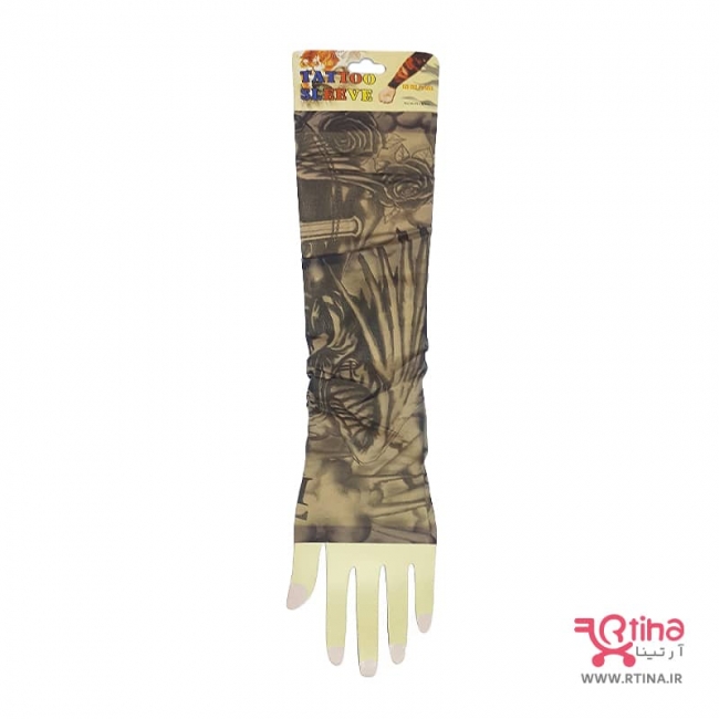 ساق دست خالکوبی دار اسپرت مدل فرشته و صلیب