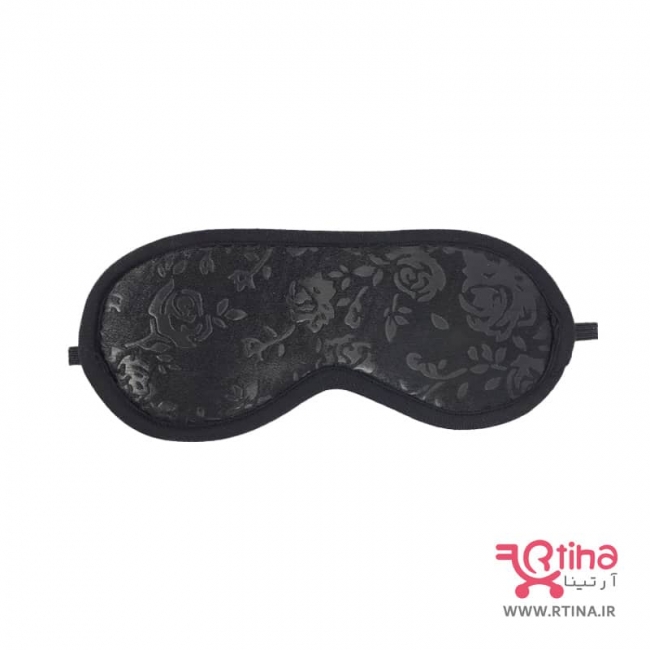 چشم بند مشکی زنانه و دخترانه مدل گل دار